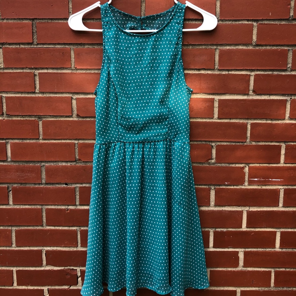Short Polka-dotted Mini Dress size S